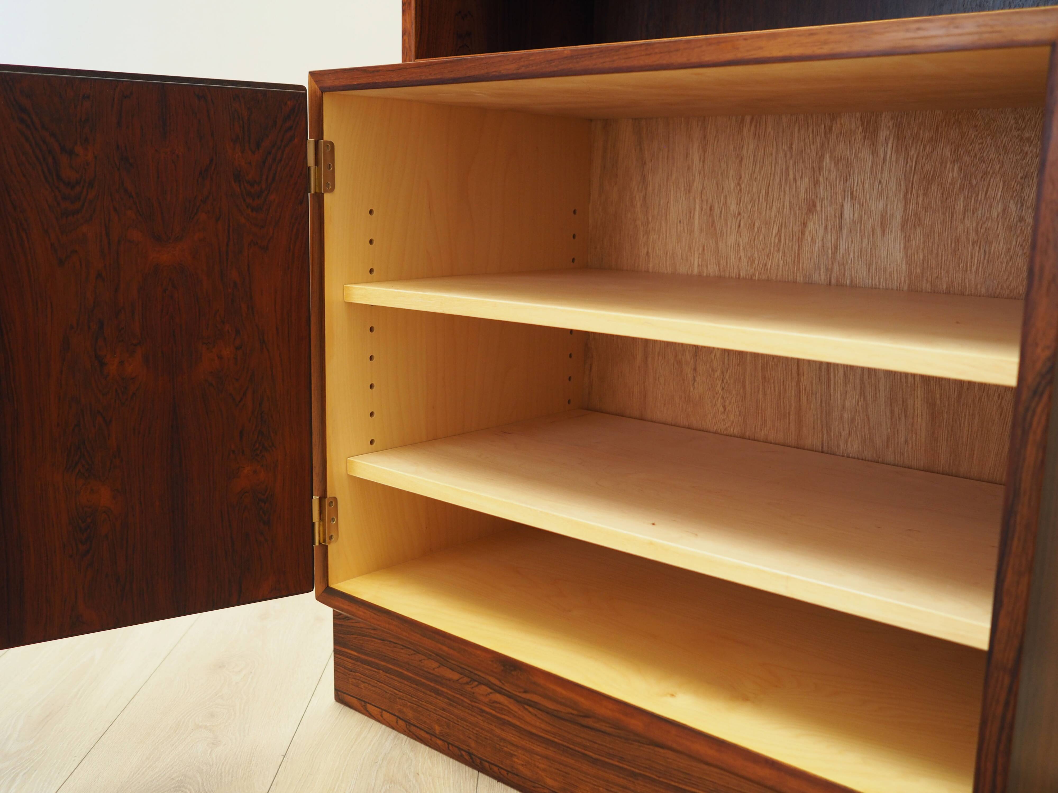 Rosewood bookcase, Danish design, 1970s, production: Hundevad