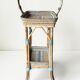 Rattan dessert table, Napoleon III