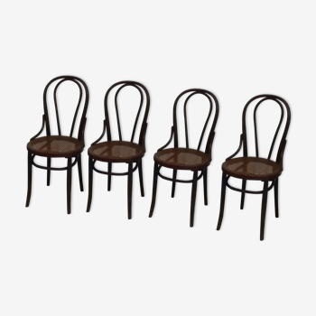 Set of 4 Thonet bistro chairs