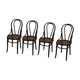 Lot de 4 chaises bistrot thonet