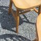 Set of 4 chairs and 1 armchair in mountain style.