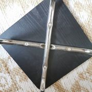 Vintage stool in black Formica