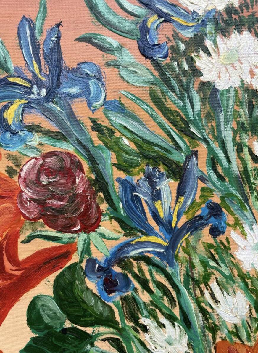 Oil painting on canvas / painting Bouquet of flowers