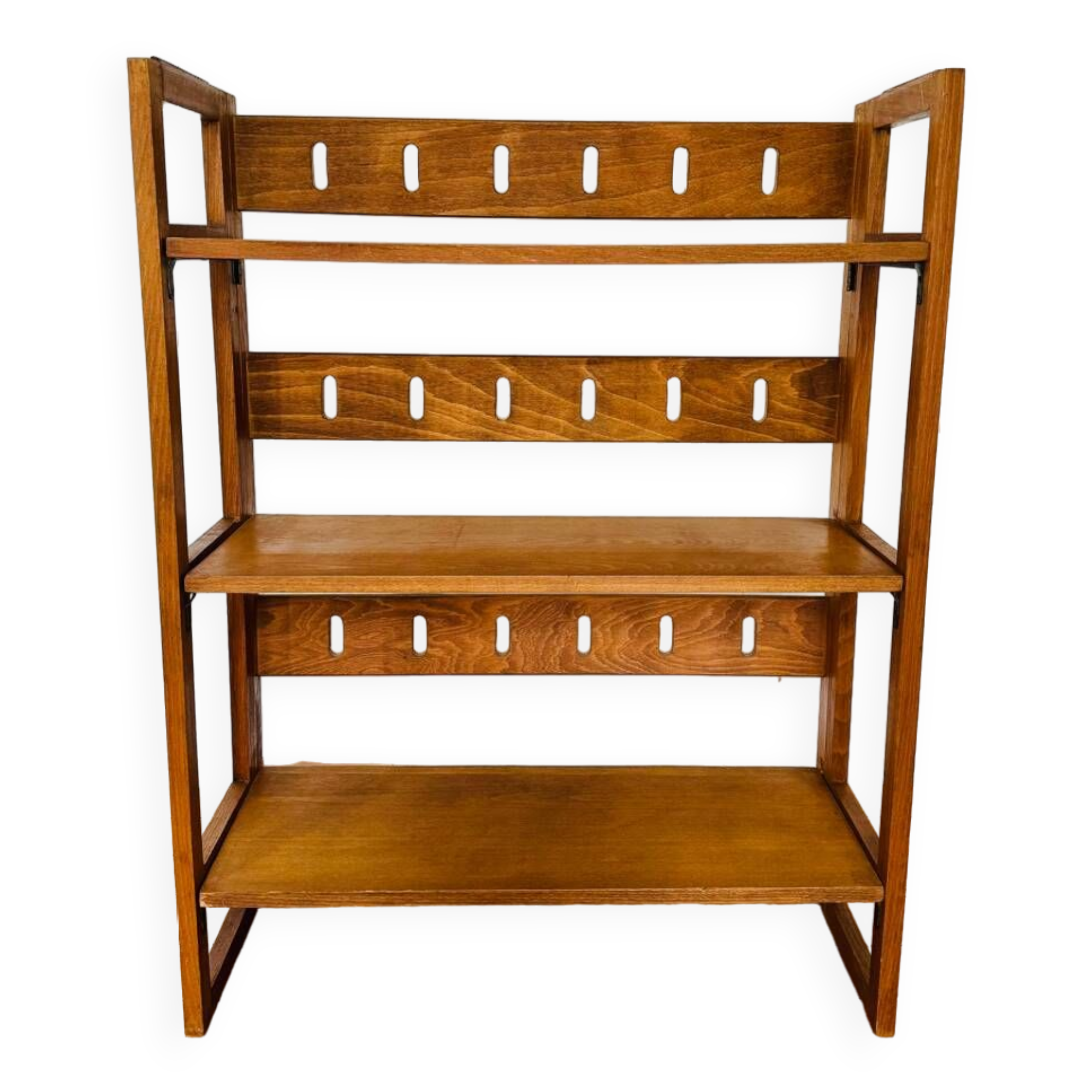 Vintage folding bookshelf, circa 1960