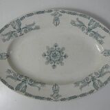 Plat ovale compiegne terre de fer