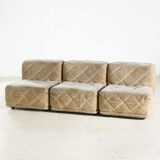 Rhombos modular sofa set by Karl Wittmann for Wittmann, set of 3
