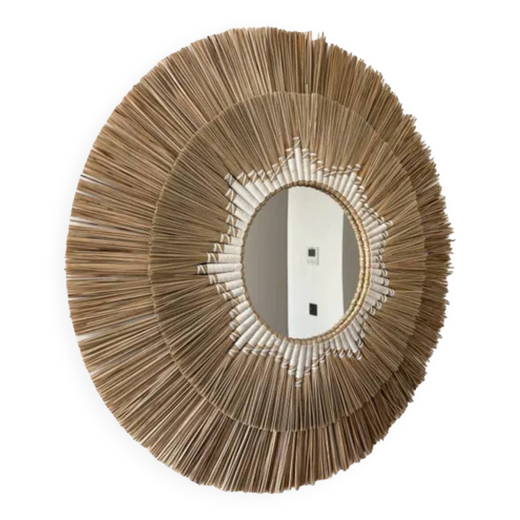 Natural fiber mirror