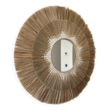 Natural fiber mirror