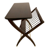 Magazine rack - vintage reading saddle