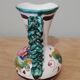 Italian ceramic vase with floral decoration