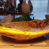 Plat barbotine Vallauris