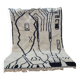 Handmade wool Berber rug 300X200 cm