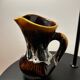 Ceramic stoneware carafe with a flambé glaze A.Georges