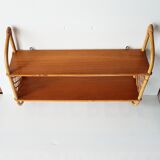 1960s Rattan shelf