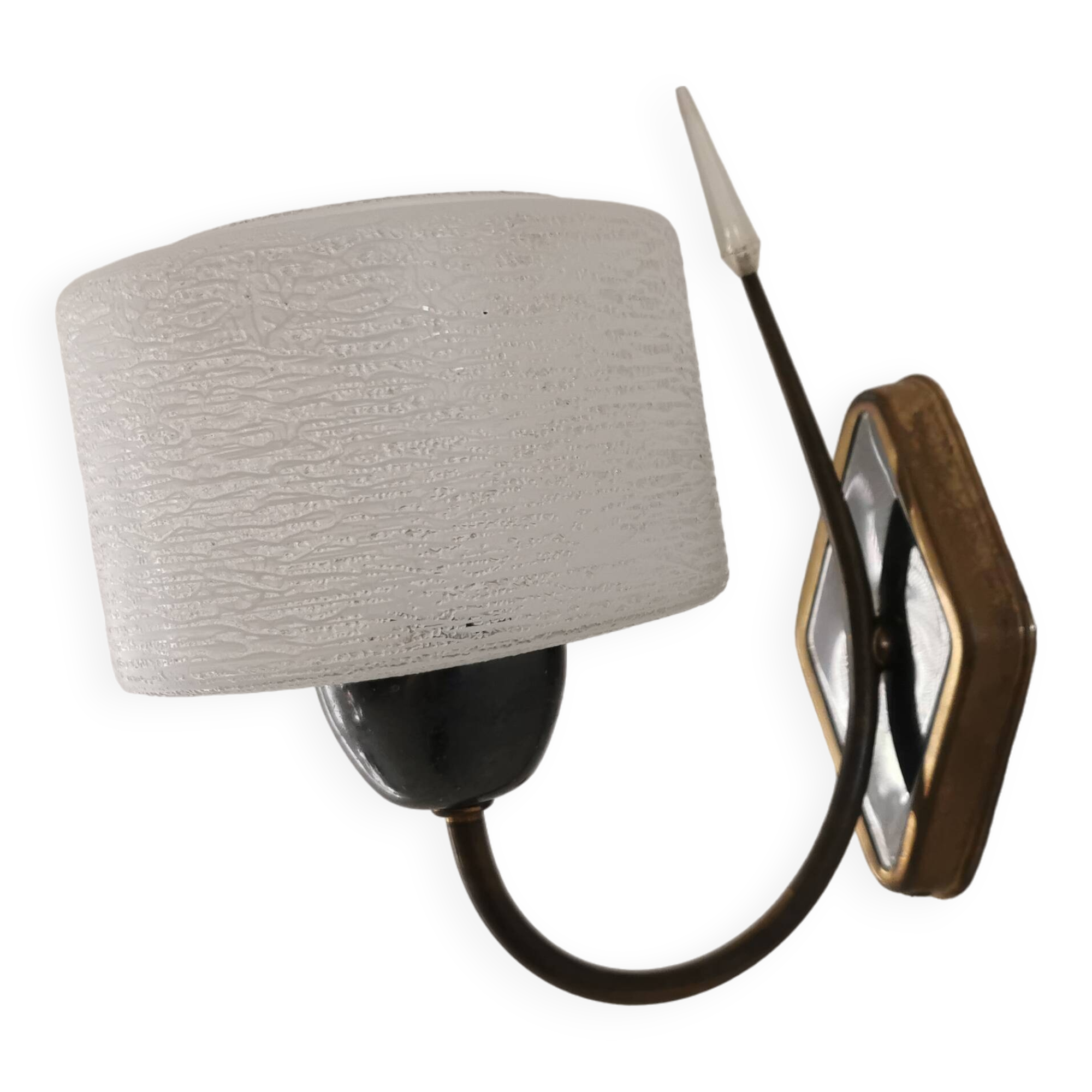 Gold metal wall lamp