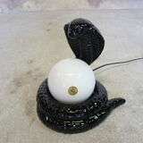 Vintage cobra snake lamp