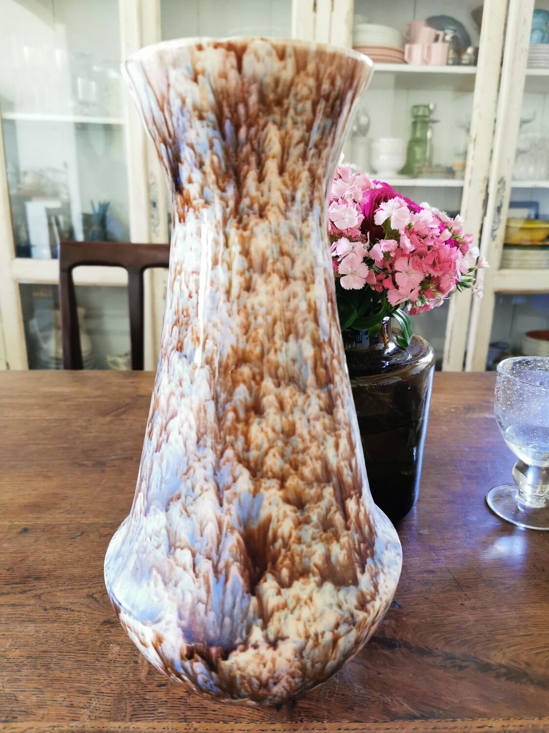 Enamelled vase