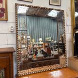 Large antique engraved and gilded wall mirror – Venetian style