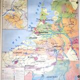 Old Benelux school map