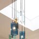 Murano Glass Ceiling Lamp, Italy 1970s