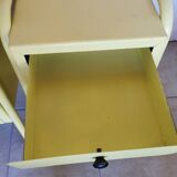 Pair of boarding school bedside tables