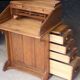 Rare  Modèle unique de bureau américain LEDESK (années 20/30).