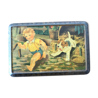 Antique metal box