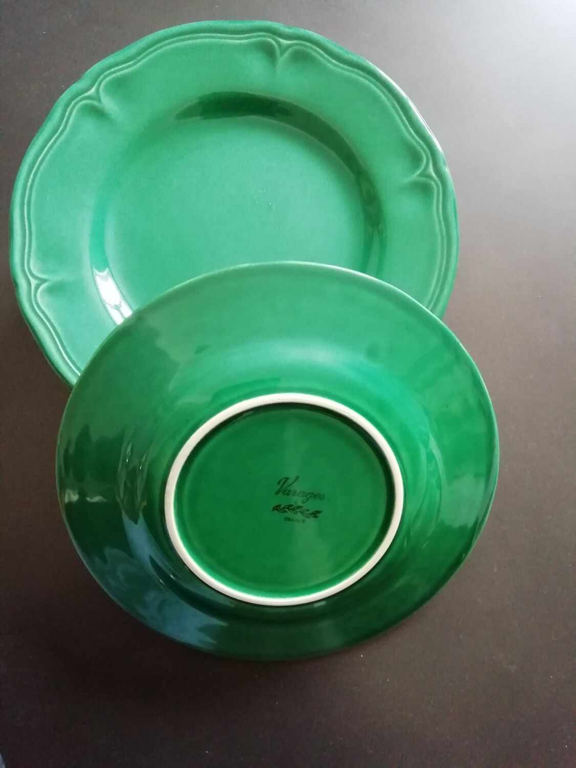 8 Assiettes à dessert faïencerie varages luberon