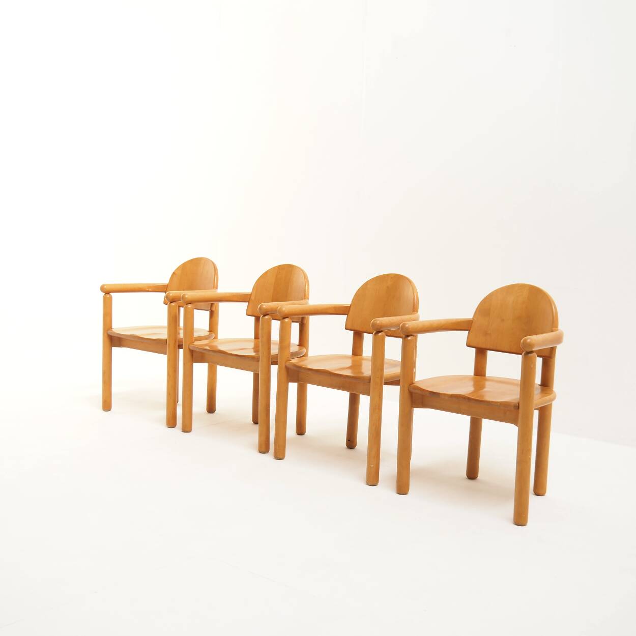 Solid Pine Dining Set by Rainer Daumiller for Hirtshals Savvaerk, Denmark
