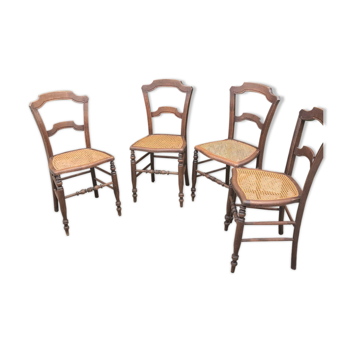 Four chairs during the Napoleon III era