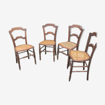 Four chairs during the Napoleon III era