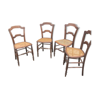 Four chairs during the Napoleon III era