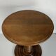 Table d'appoint en bois tourné brutaliste français de style Charles Dudouyt, France, années 1940