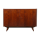 Vintage dark oak chest of drawers by Jiri Jiroutek, model U-450, 1960