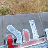 Ceramic iron coffee table ADRI Vallauris