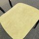 Yellow formica and black steel chair from the 1970s.