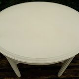 Oval table late 19th century wooden