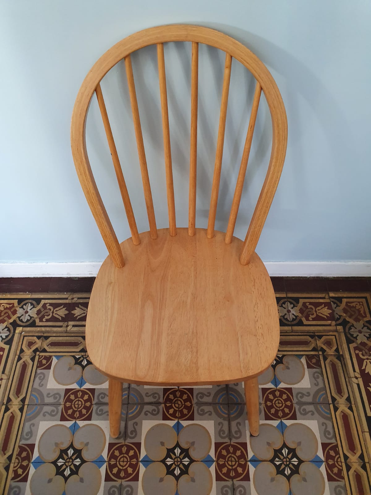 Vintage wood chair ercol style