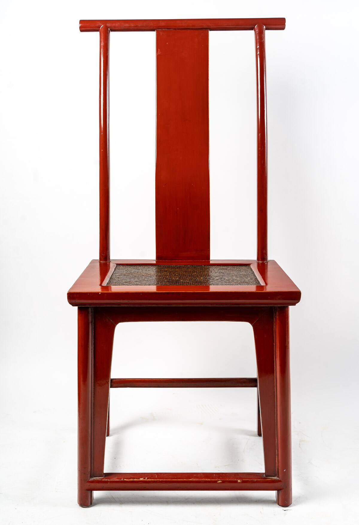 Set of 1 table + 6 antique Chinese chairs.