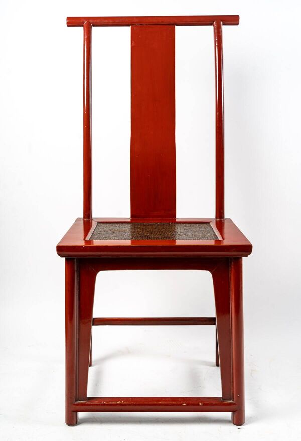 Ensemble 1 table + 6 chaises anciennes chinoise