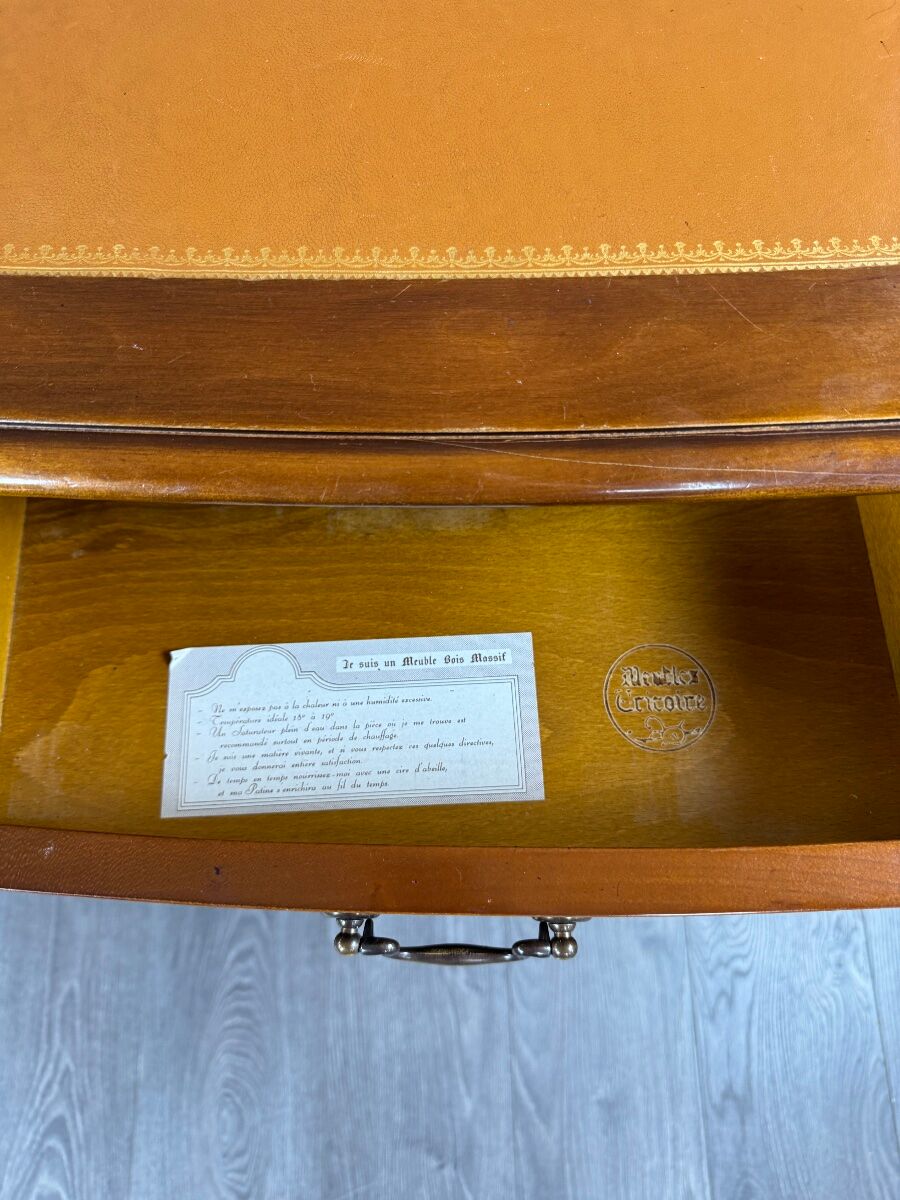 English style mahogany desk, 20th century