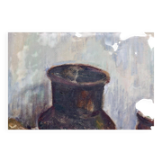 Original Swedish oil on panel "Still Life" vintage and framed.