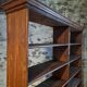 Large open shop shelf from an old French store by Chalmette, 1930s.