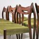 Ensemble de chaises à manger en teck vintage