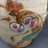 Vase en grès émaillé Amour en cage