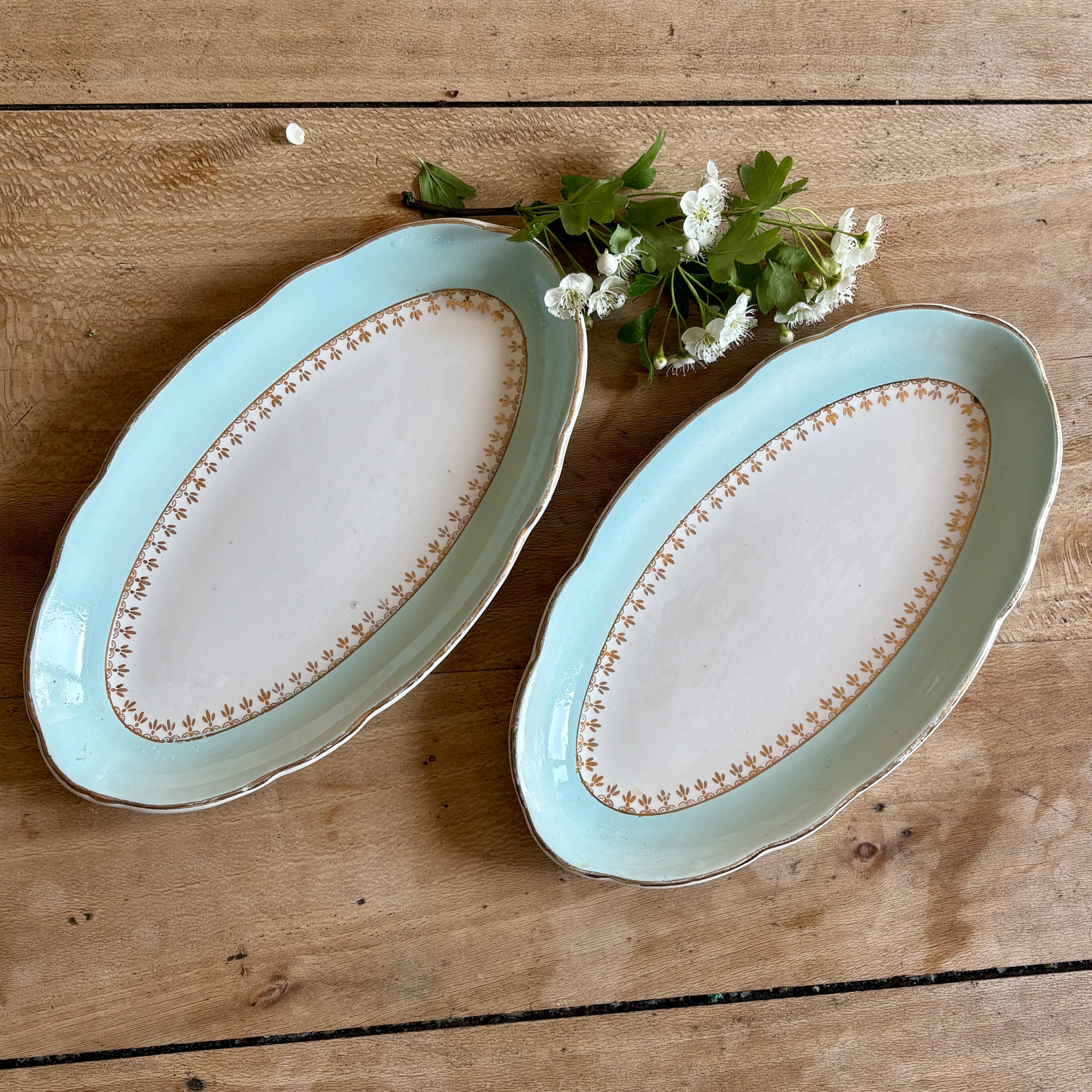 Lot de 2 raviers vintage - modèle Pierre de Sarreguemines