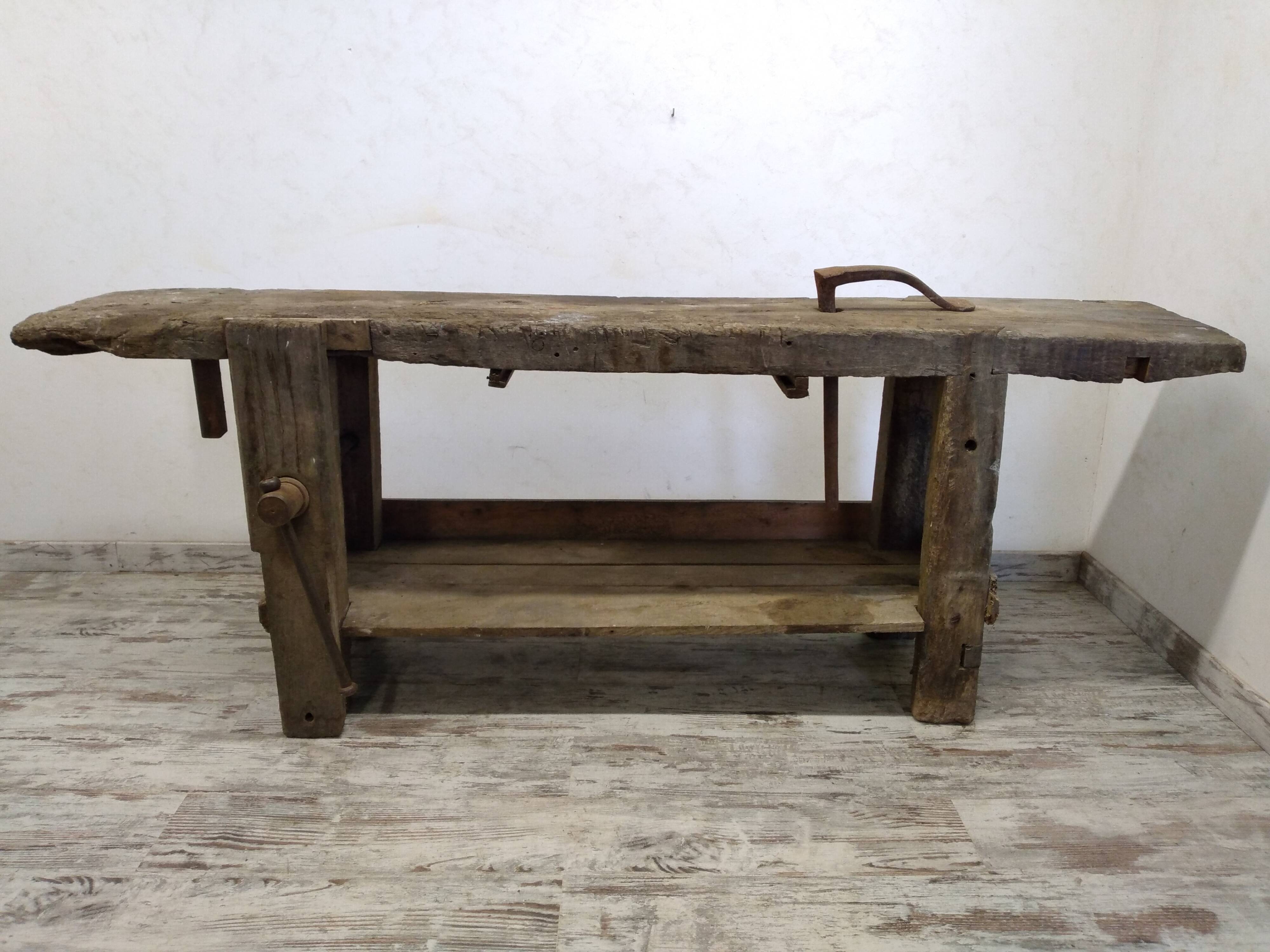 Old carpenter's workbench