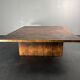 Low Japandi bamboo wabi sabi coffee table by Axel Vervoordt, Belgium 1980s
