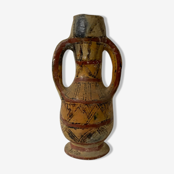 Céramique berbère jarre à pied XXe Algérie 38 cm barr al-djaza’ir