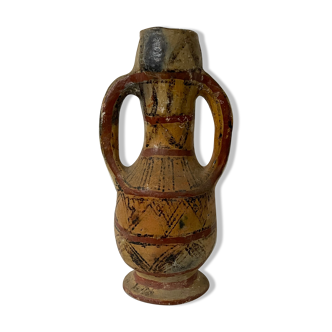 Berber ceramics XXth foot jar Algeria 38 cm BARR AL-DJAZA'IR